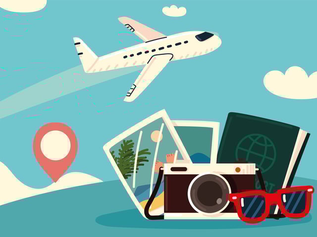 Bon Voyage In Airplane