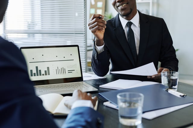 Business Partners In Strategic Discussion