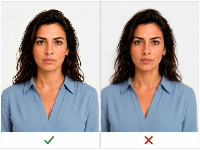 Clear And Blurry Applicant Photo Comparison