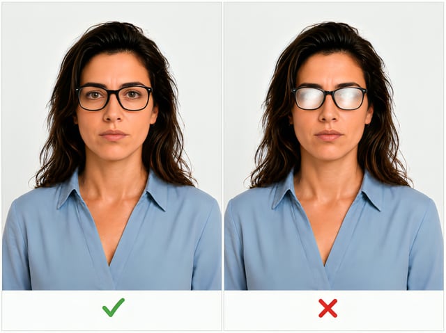 Correct And Incorrect Glasses Photo