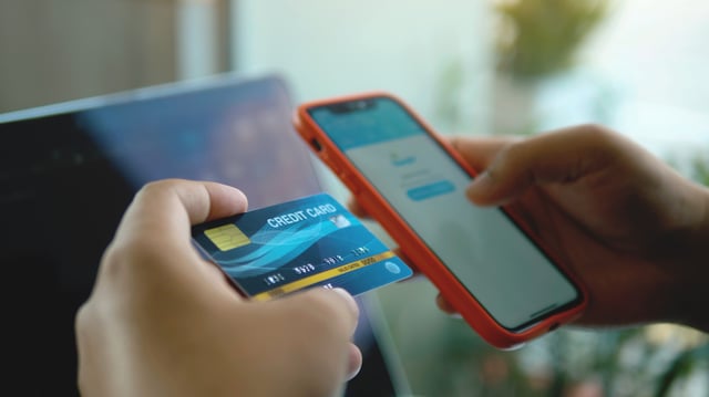 Credit Cards, Online Transactions Via Smartphone
