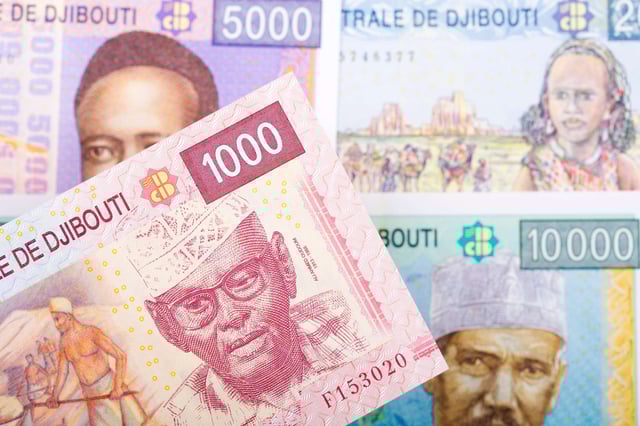 Different Djibouti Francs Bills