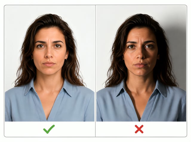 Djibouti Correct And Incorrect Applicant Photo