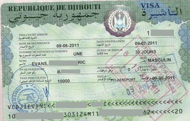 Djibouti Visa On Arrival