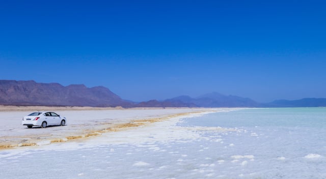 Lake Assal Salt Flats Djibouti
