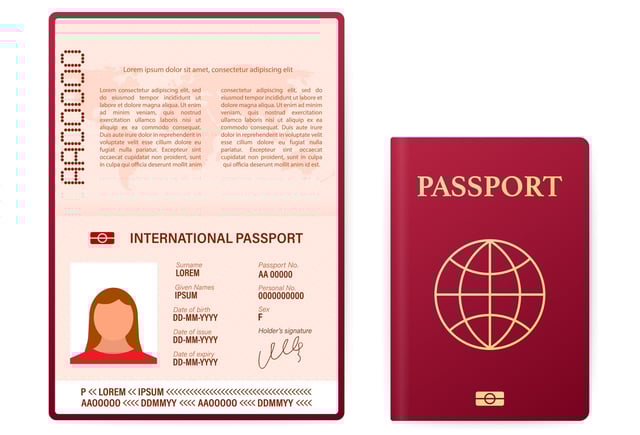 Red Passport Image