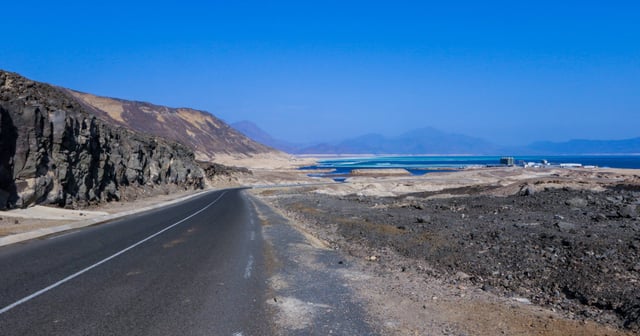 Road Way To The Lake Assal Djibouti Citizen