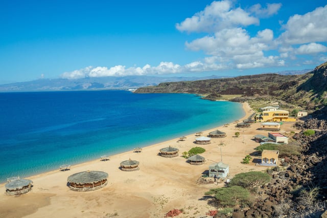 Sable Blacs Beach In Djibouti
