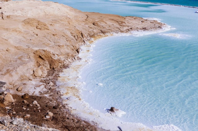 Tourists At Lake Assal Djibouti
