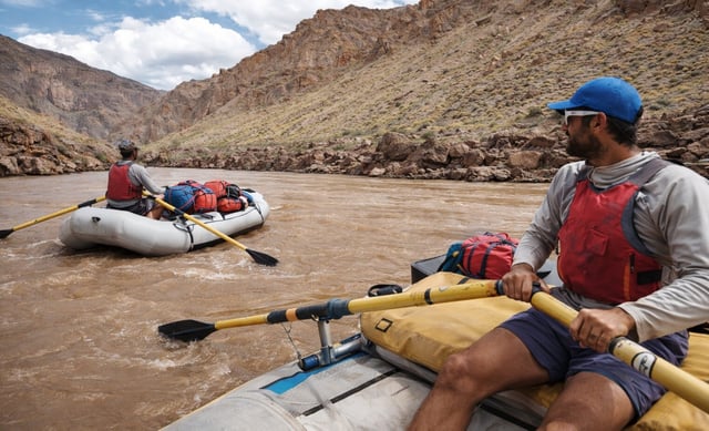 Two rafters Les Allols Djibouti