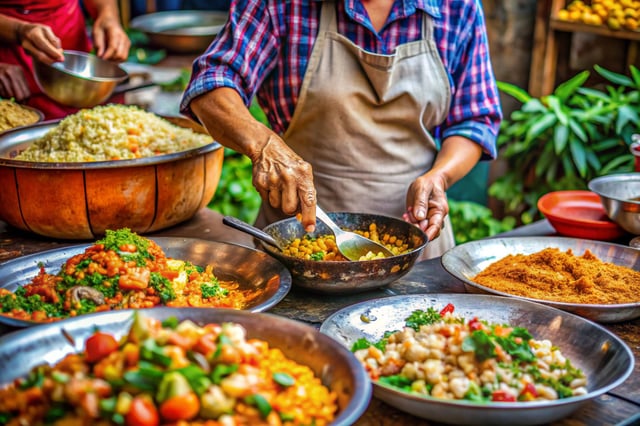 World Food Day Concept Background