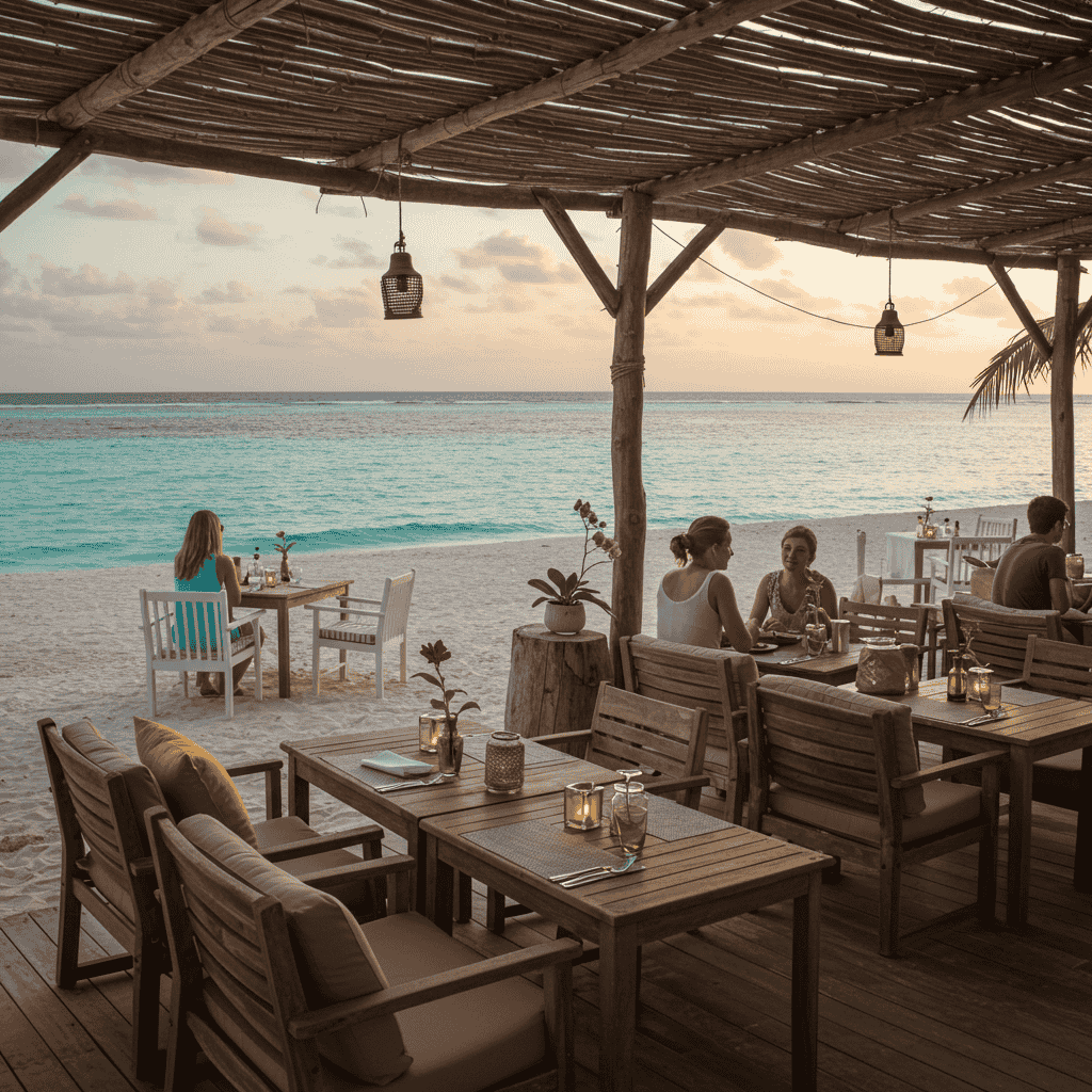 Beachfront Dining And Sunset Views
